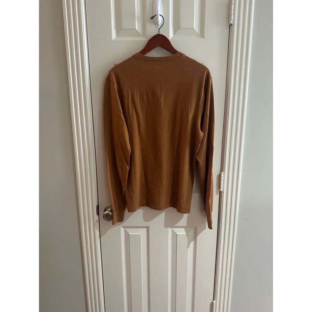 J.Crew Men’s 2-Piece Top Bundle - Sweater & Henley Shirt - Medium